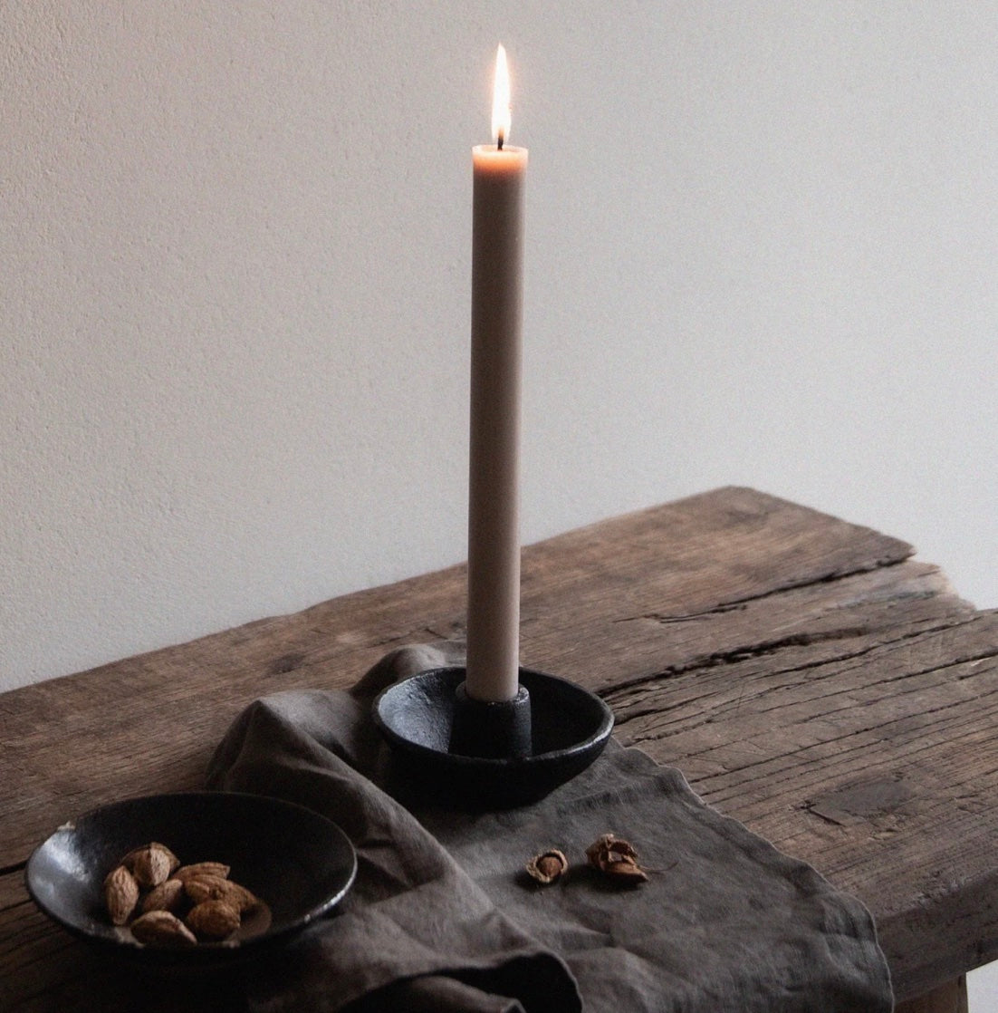 28 cm Dinner Candle - SOFT BIEGE (4 pack)