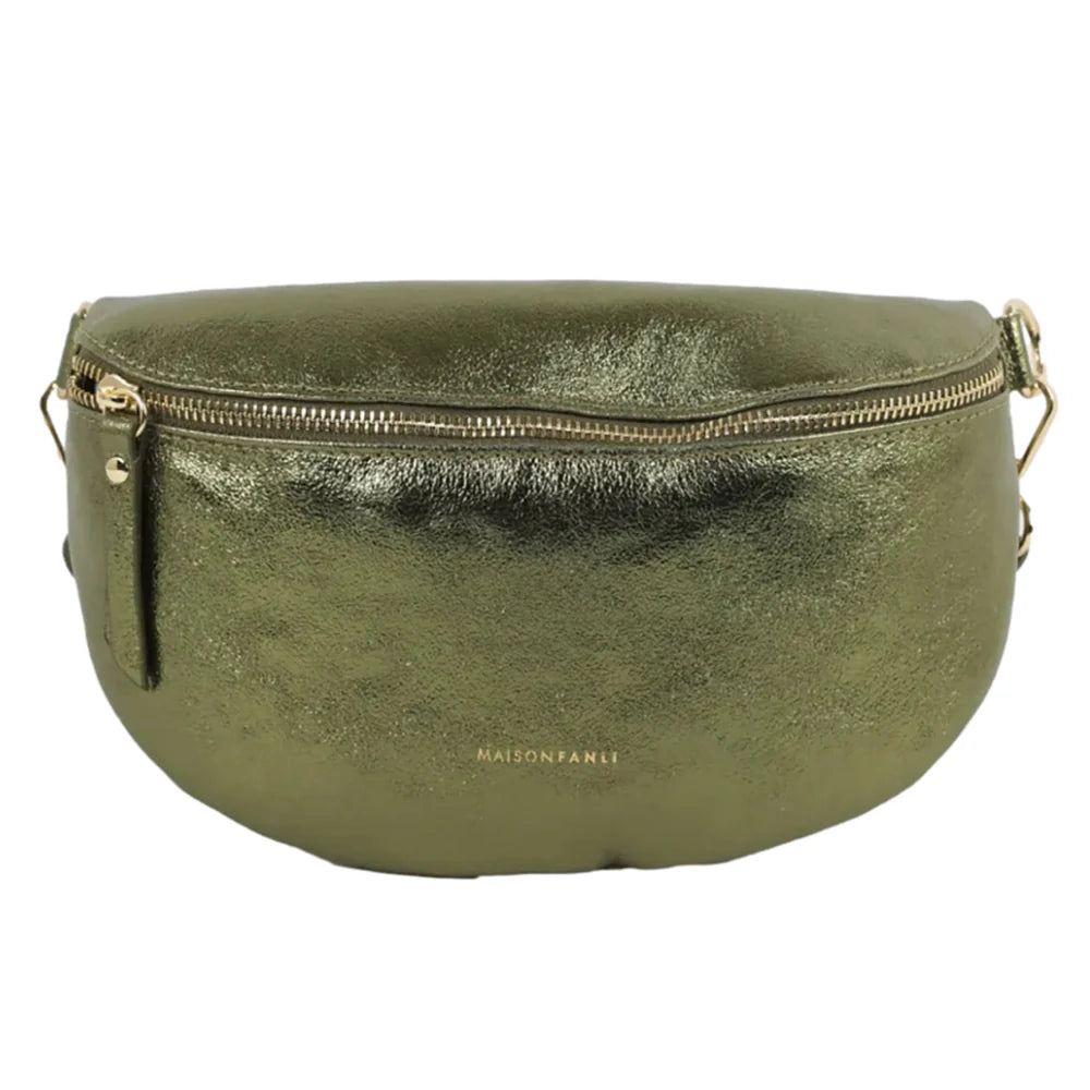 Metallic Khaki Bum Bag