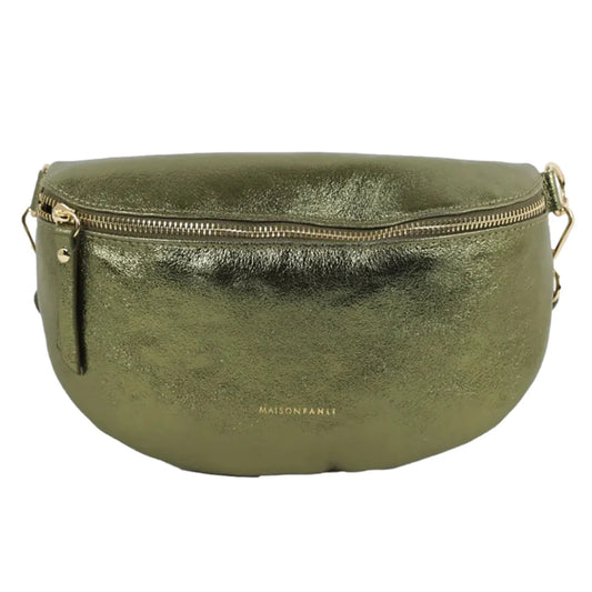 Metallic Khaki Bum Bag