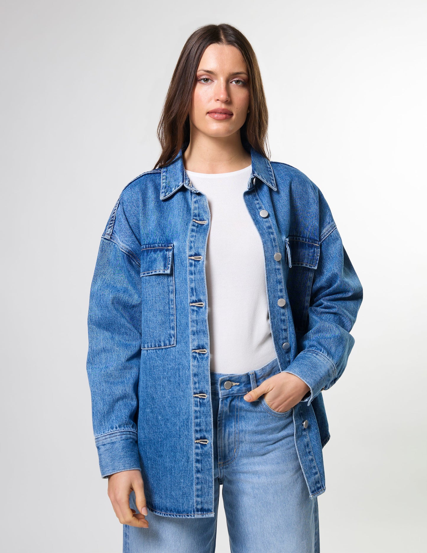 Marlow Shirt - Mid Wash