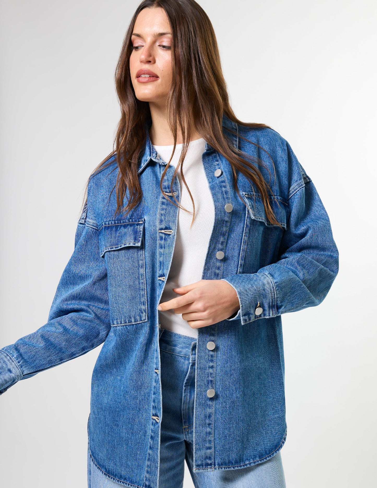Marlow Shirt - Mid Wash