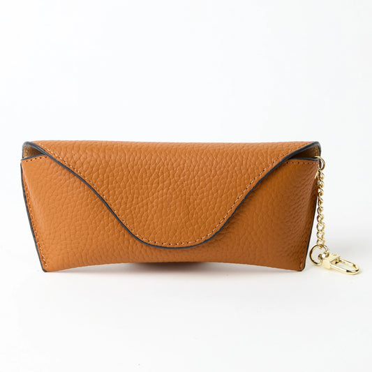 Sunglass Case with Keychain Tan