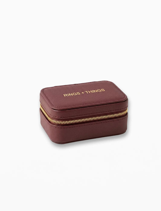 Jewellery Case Rectangle - Syrah