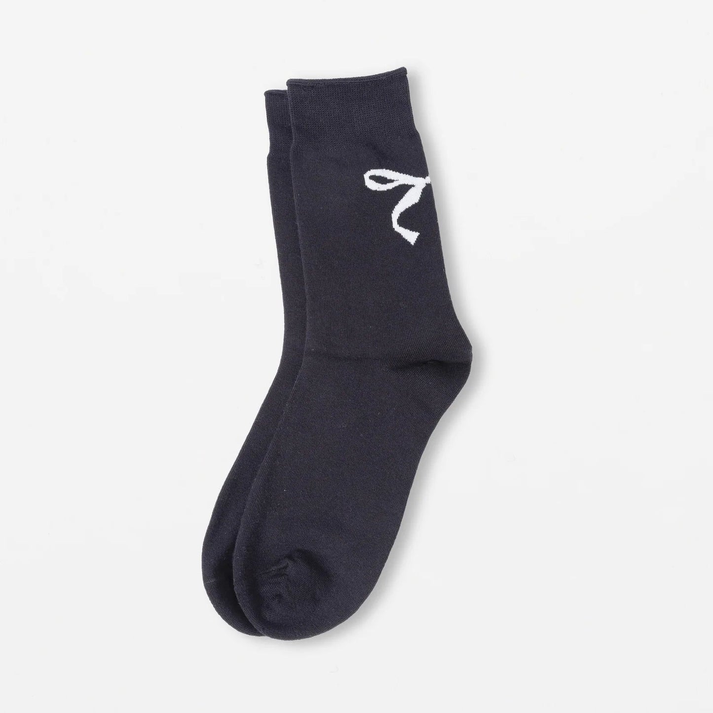 Black Bow Socks