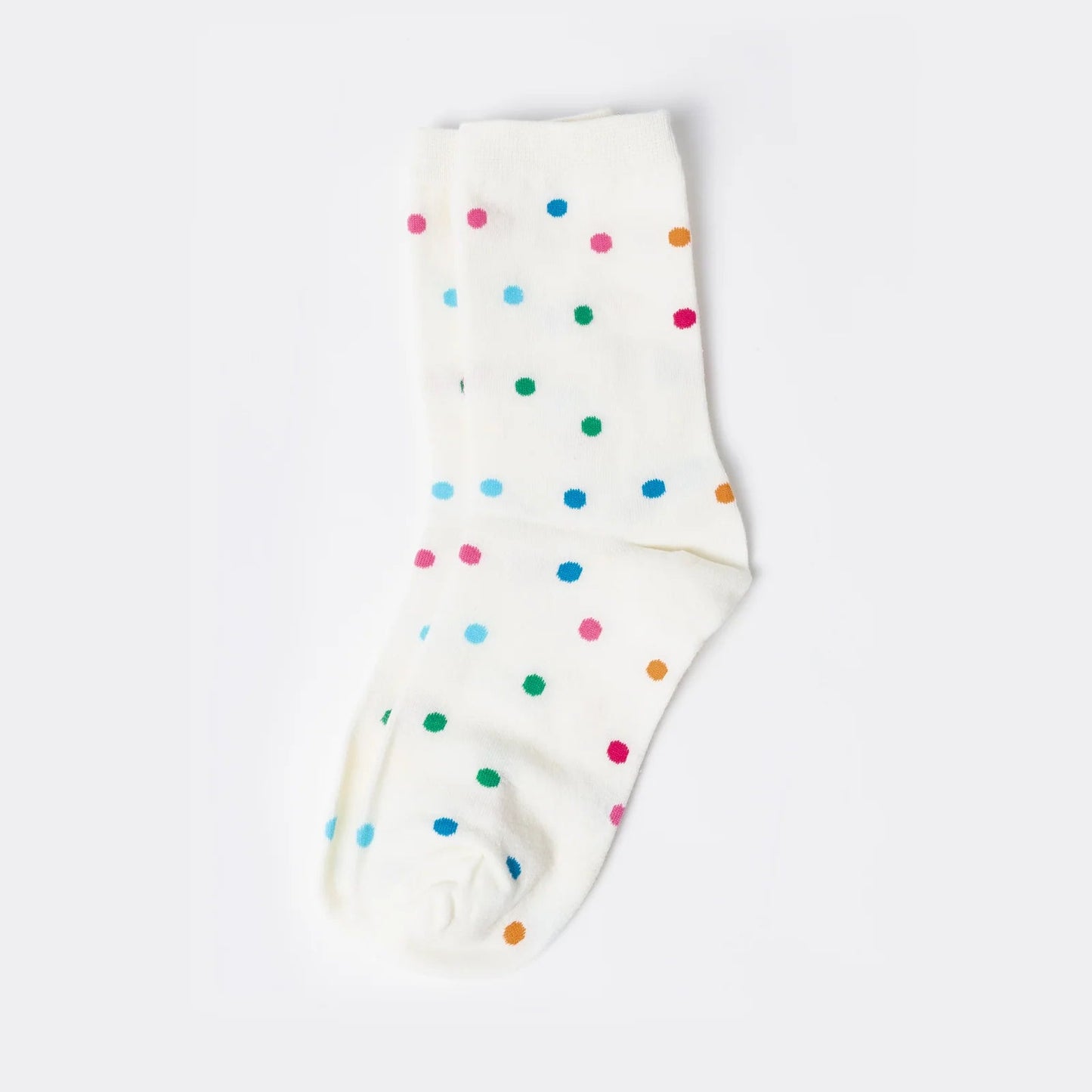 Rainbow Polka Dot Socks