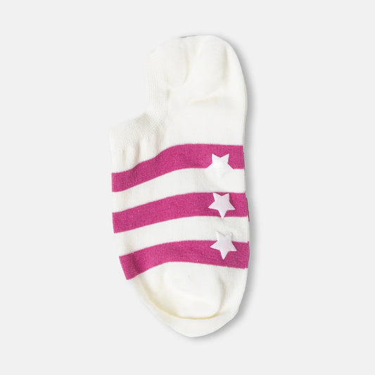 Pink Stars & Stripes Socks