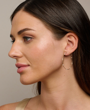 Load image into Gallery viewer, Madeline Pearl Hoops