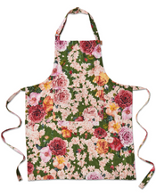 Load image into Gallery viewer, Rose Garden Linen Apron