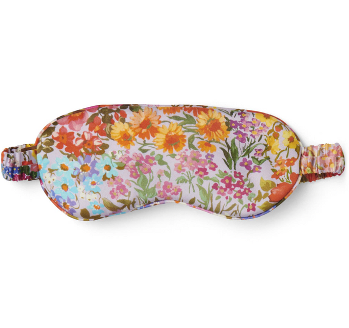 Forever Floral Lilac Silk Eye Mask