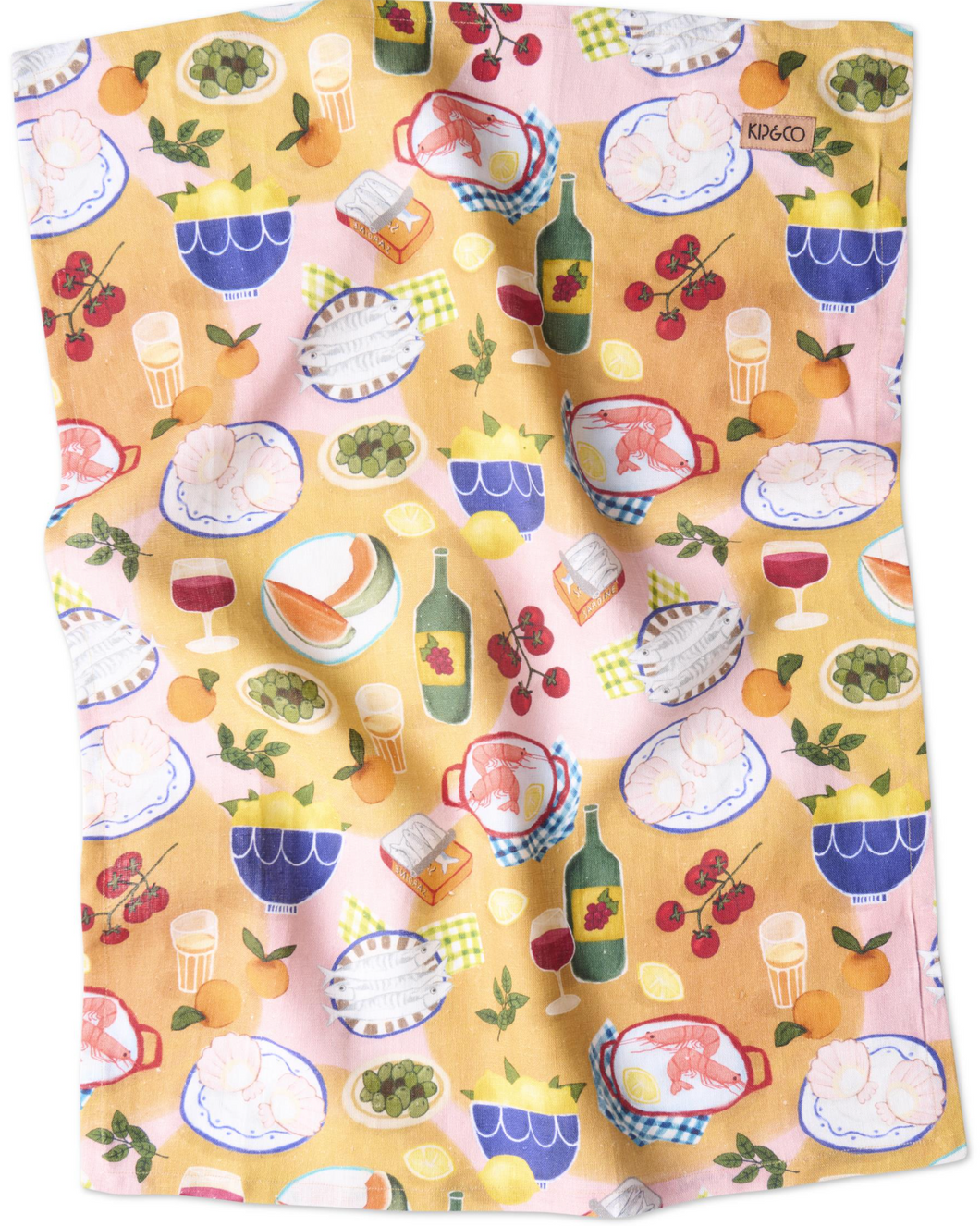 Supper Linen Tea Towel