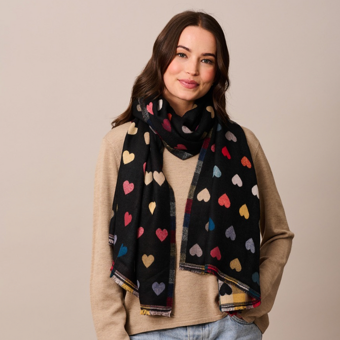 Black Romance Scarf