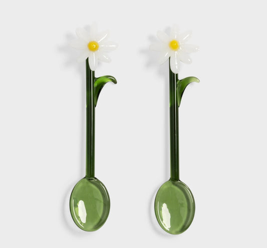 Spoon Flora White - set of 2