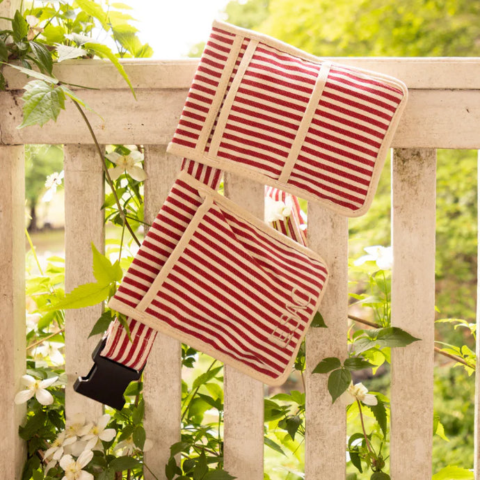 Le Sac Gardening Tool Belt (Red Stripe)