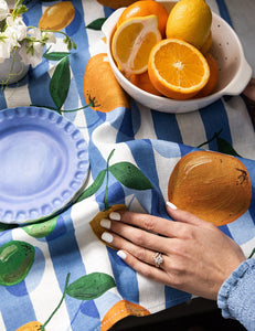 Citrus Linen Tea Towel