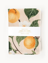 Load image into Gallery viewer, Peaches Linen Tea Towel