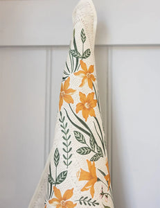 Daffodil Linen Tea Towel