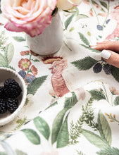 Load image into Gallery viewer, Pink Cockatoo Linen Tea Towel