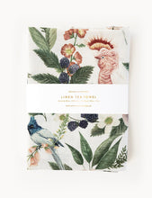 Load image into Gallery viewer, Pink Cockatoo Linen Tea Towel