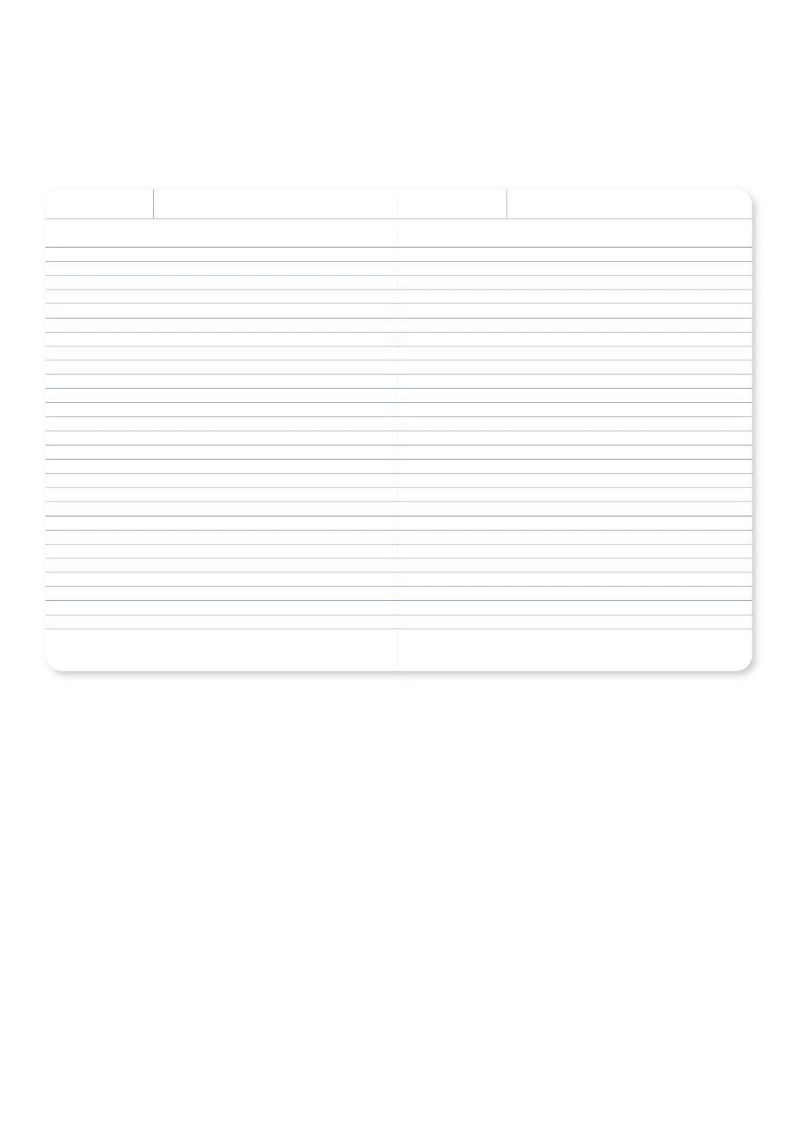 Notebook Journal - Thin Checkered Red