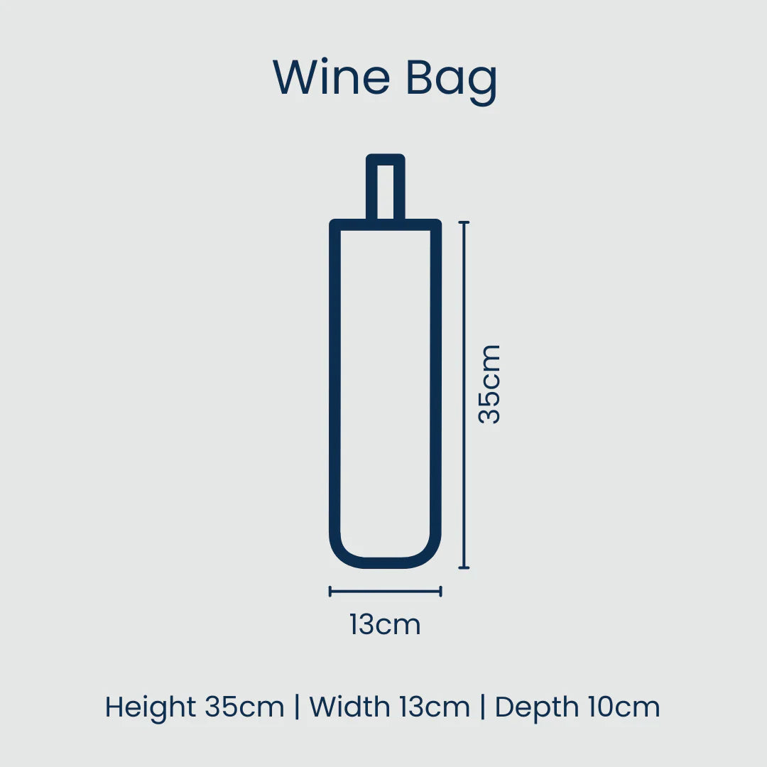 Multi Stripe Wine Bag