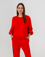 Load image into Gallery viewer, Speed Stripe Track Pant Poppy Red