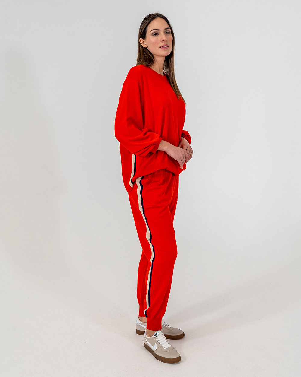 Speed Stripe Track Pant Poppy Red