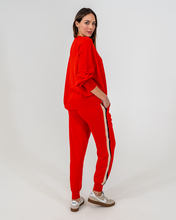 Load image into Gallery viewer, Speed Stripe Track Pant Poppy Red