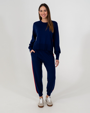 Load image into Gallery viewer, Speed Stripe Track Pant Navy