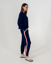 Load image into Gallery viewer, Speed Stripe Track Pant Navy