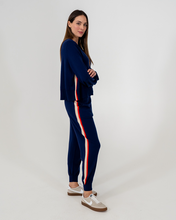 Load image into Gallery viewer, Speed Stripe Track Pant Navy