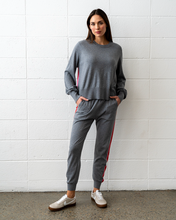 Load image into Gallery viewer, Speed Stripe Track Pant Thunder Grey