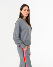 Load image into Gallery viewer, Speed Stripe Track Pant Thunder Grey