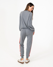 Load image into Gallery viewer, Winnie Speed Stripe Jumper Thunder Grey