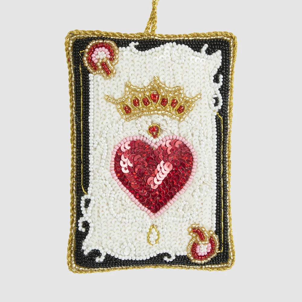Beaded Decoration Queen of Hearts