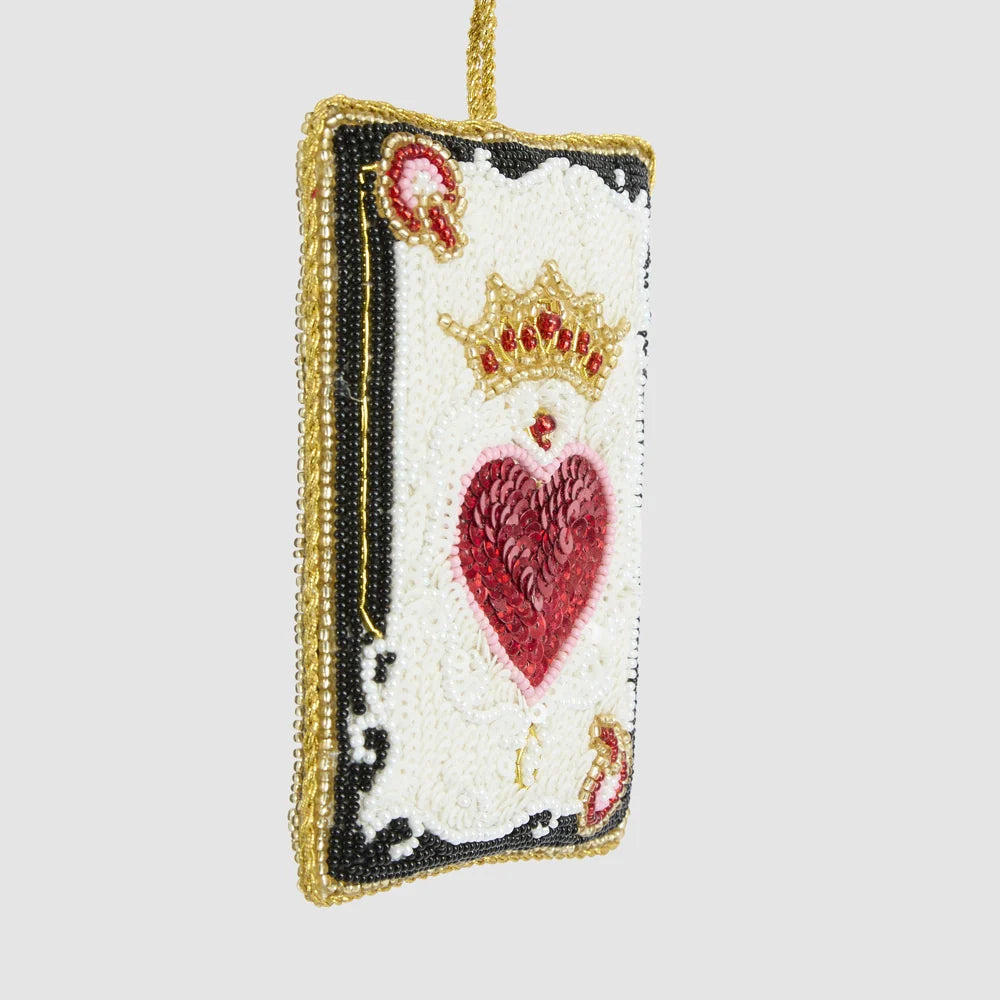 Beaded Decoration Queen of Hearts