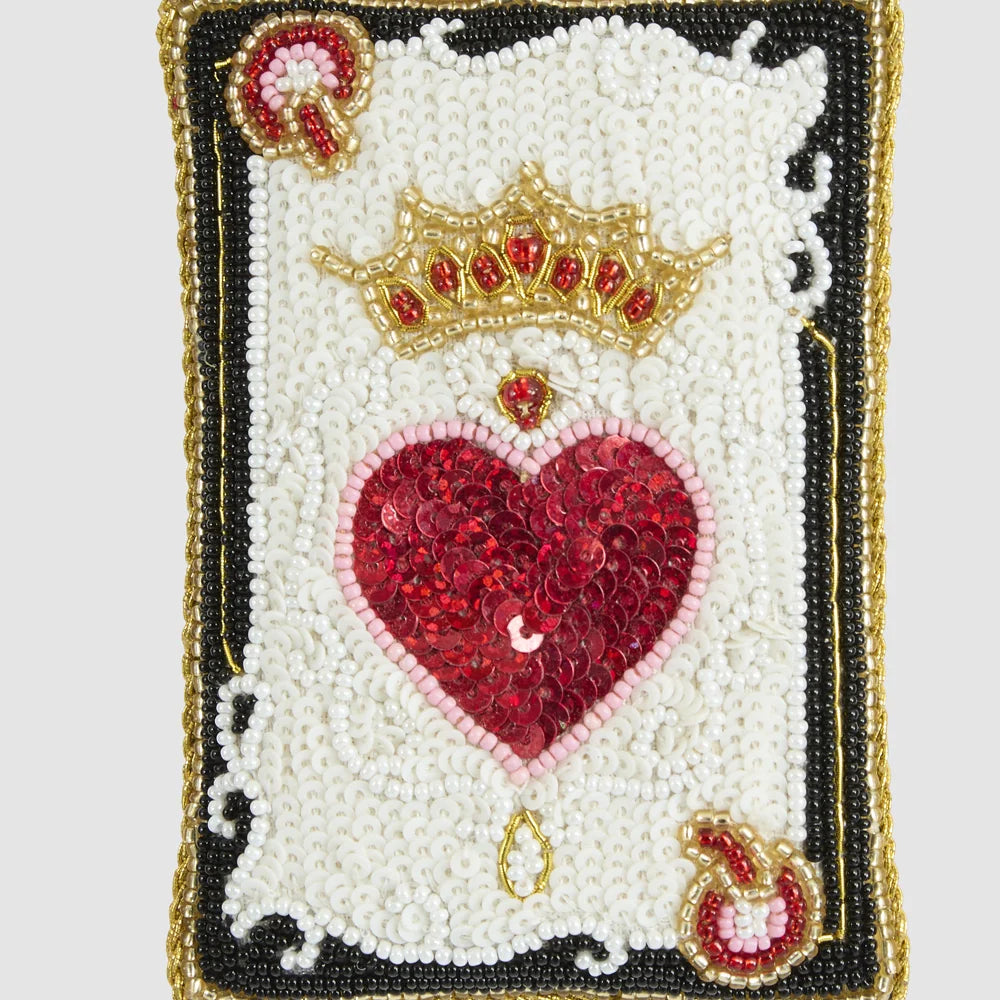 Beaded Decoration Queen of Hearts