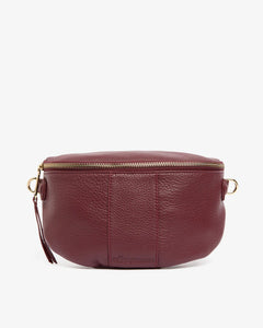 Zara Sling Bag Burgundy Pebble