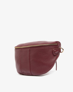 Zara Sling Bag Burgundy Pebble