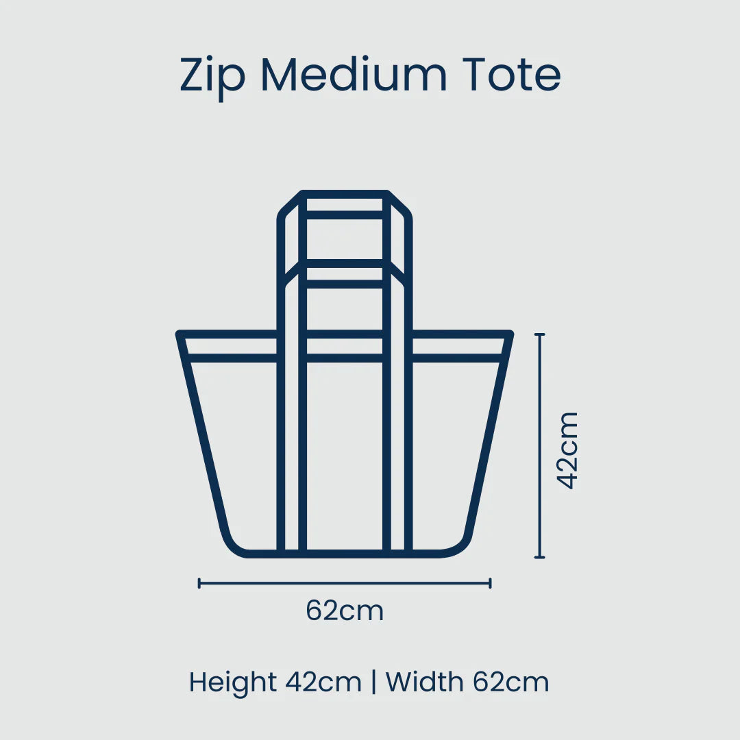 Zip Medium Tote - Wallpaper