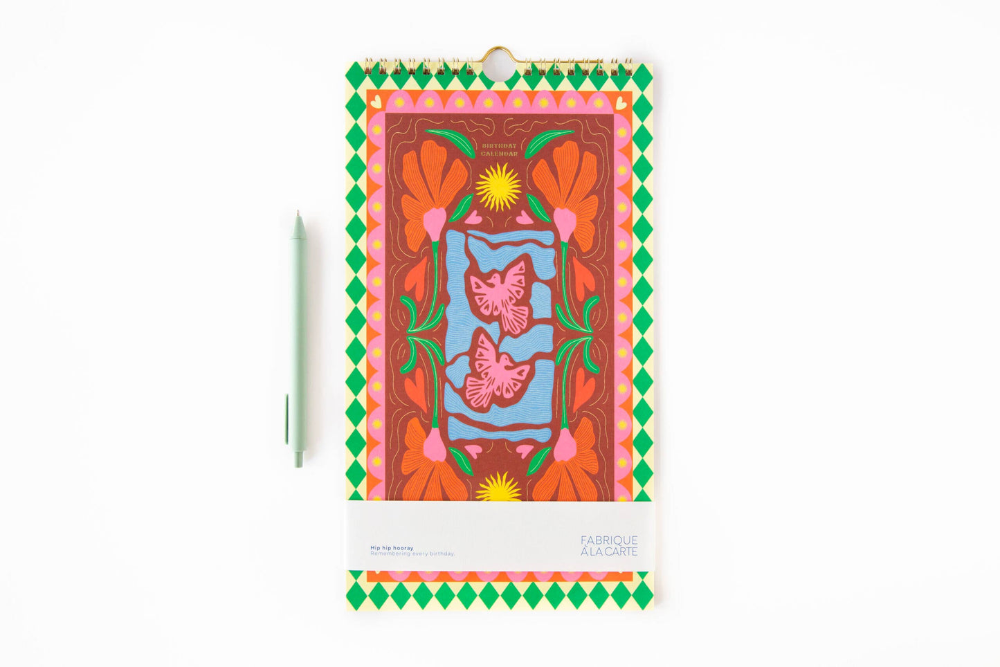 Birthday Calendar - Birds