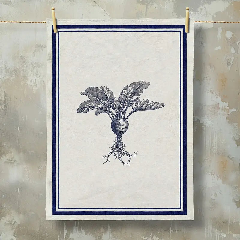 Botanic Kitchen Towel - Raddish