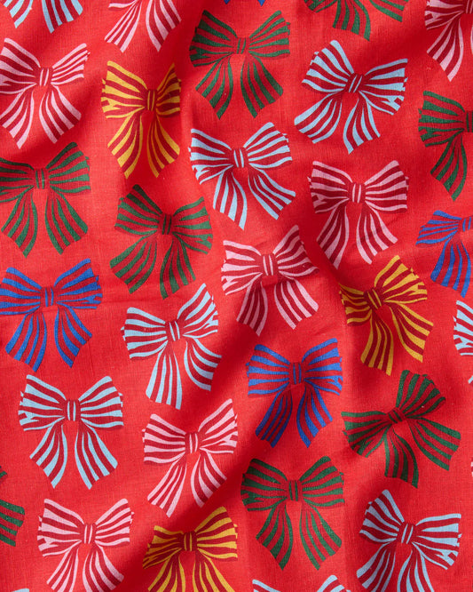 Festive Bow Tea Towel