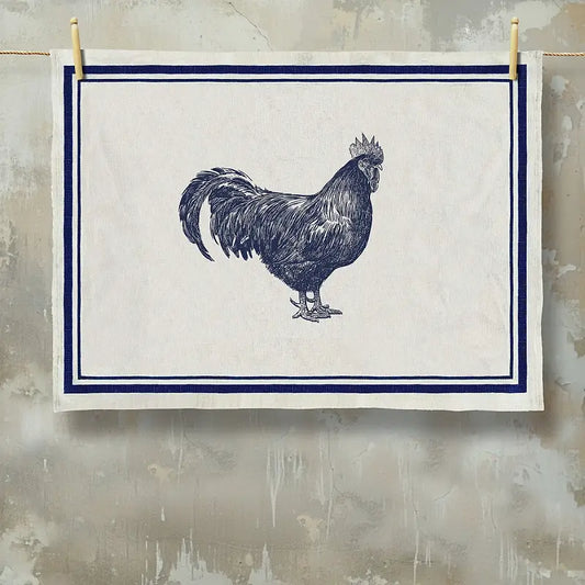 Farmyard Kitchen Towel - Rooster