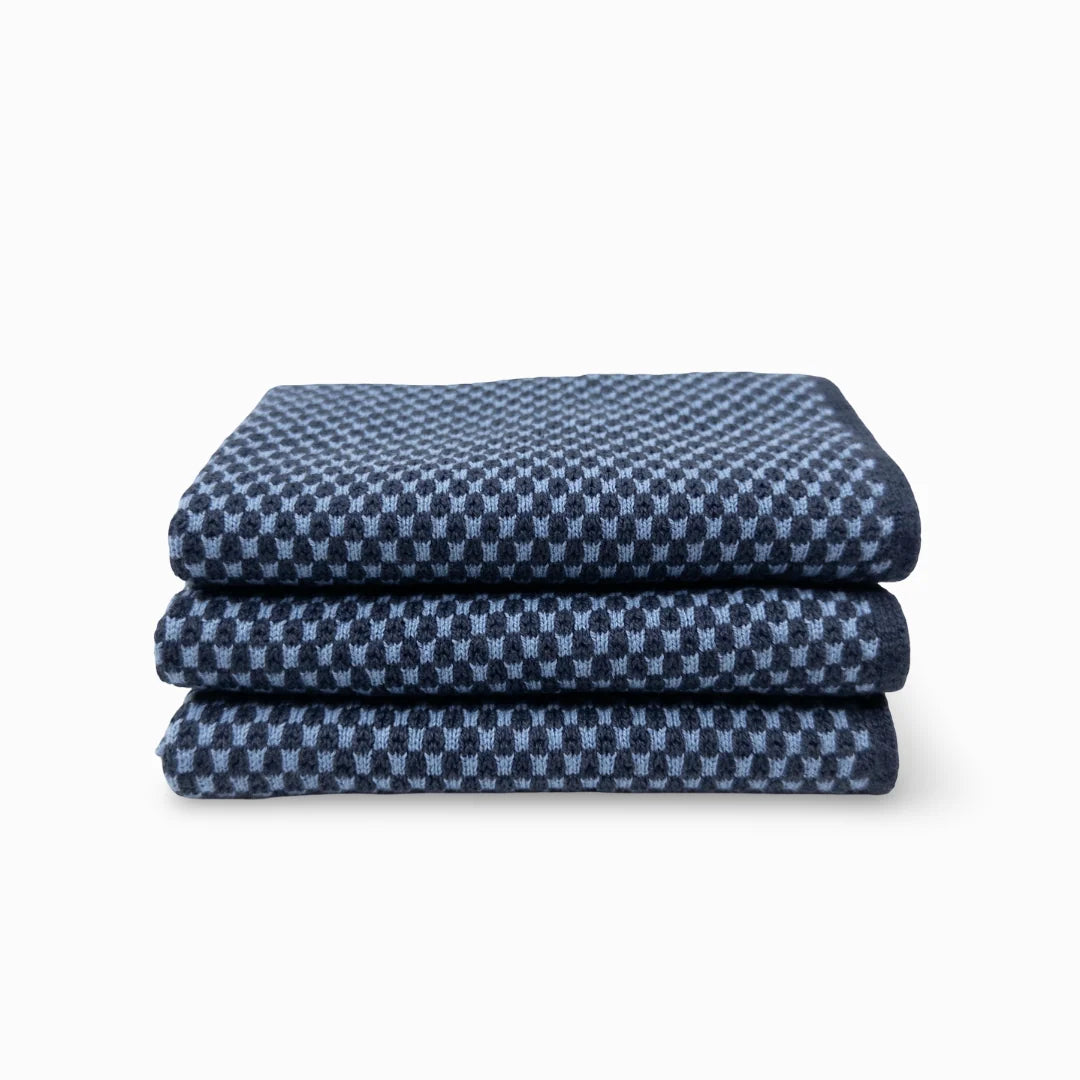 Dishcloth ELEMENTS 3pk - Fiordland Blue