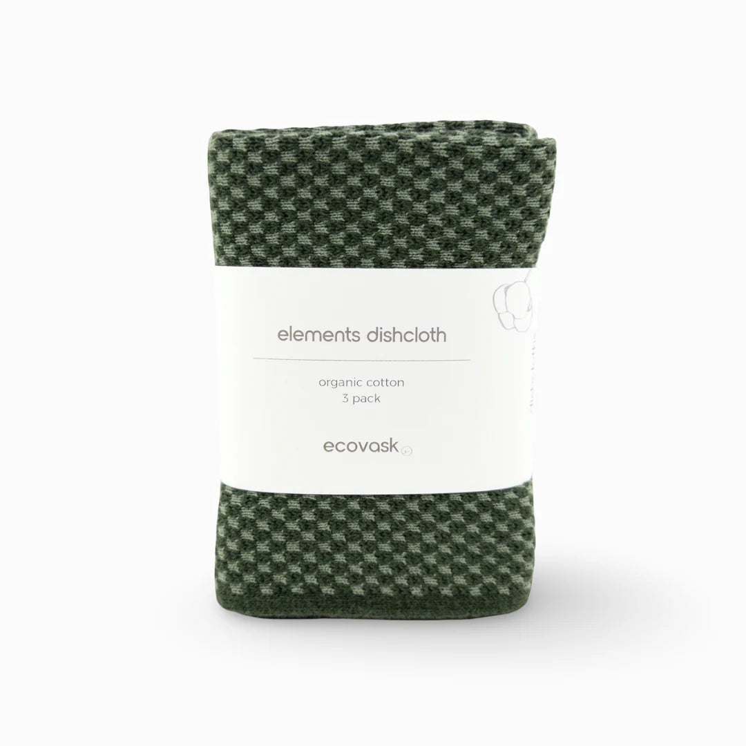 Dishcloth ELEMENTS 3pk - Fern Forest