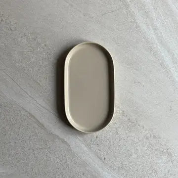 Deco Oval Tray Small (Cashmere)