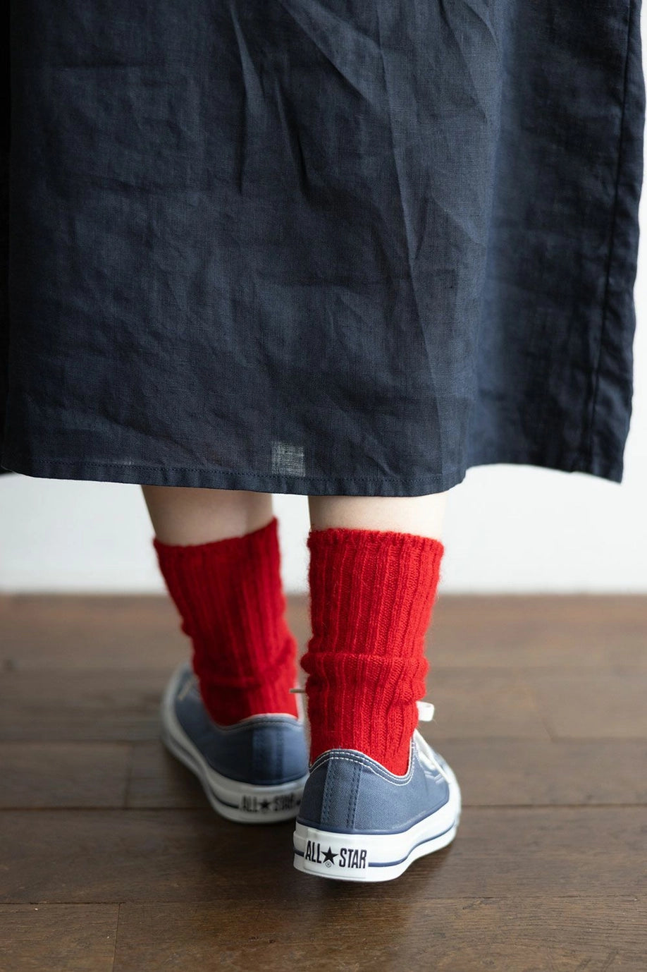 Mohair Socks - Red