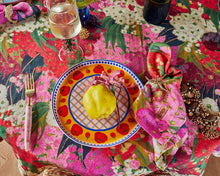 Load image into Gallery viewer, Bush Christmas Round Linen Tablecloth