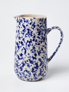 Splatter Jug Blue