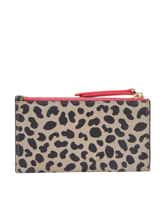 Compact Wallet Spot Suede